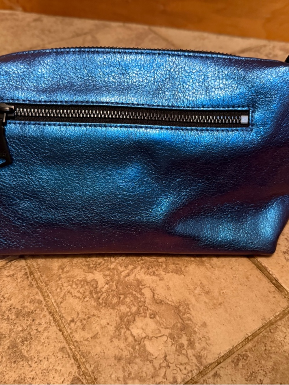 Iridescent Purple-Blue Shoulder Bag Aimee Kestenberg - Picture 10 of 15